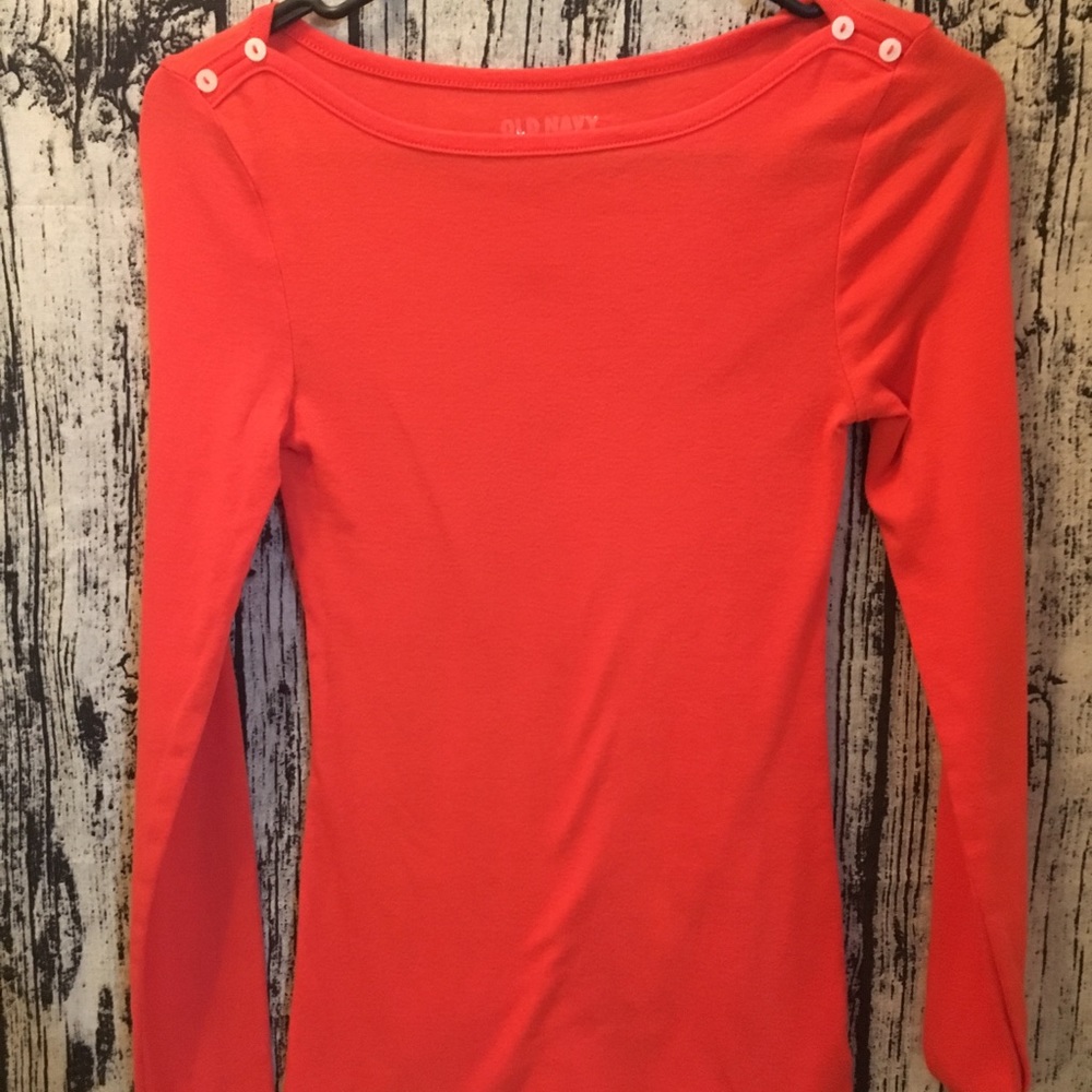 Orange long Sleeve Tee